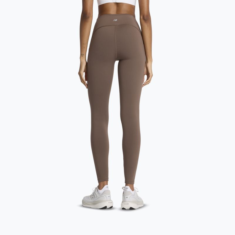Legginsy do biegania damskie New Balance Sleek Pocket High Rise cortado 3