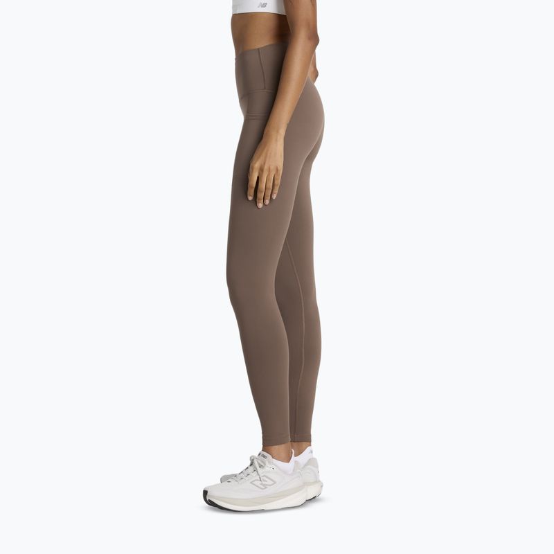 Legginsy do biegania damskie New Balance Sleek Pocket High Rise cortado 4