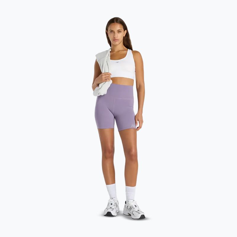 Spodenki damskie New Balance Harmony High Rise candied violet 2