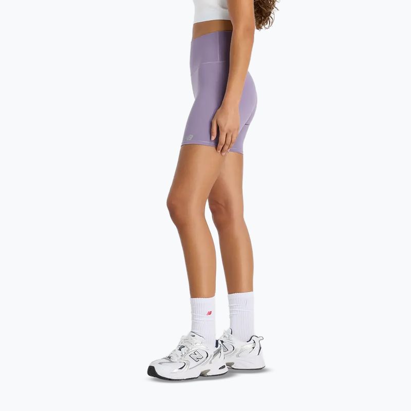 Spodenki damskie New Balance Harmony High Rise candied violet 4
