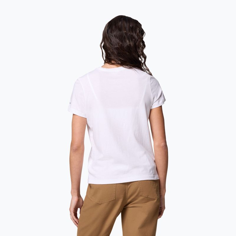 Koszulka damska Columbia Ruby Springs Graphic Fitted white/get hiked 3