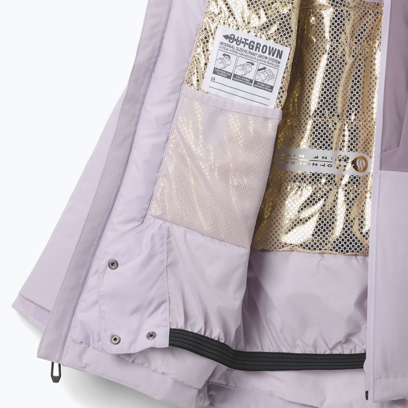 Kurtka narciarska dziecięca Columbia Holcomb Grove lavender pearl/shale purple 11