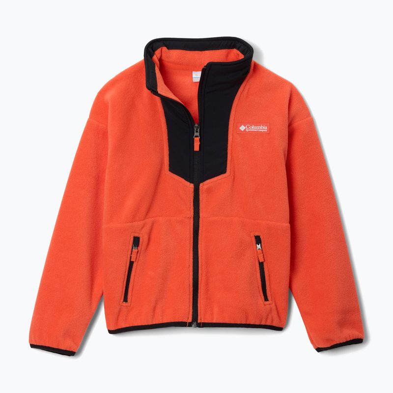 Bluza polarowa dziecięca Columbia Sequoia Grove Full Zip Fleece zing/black