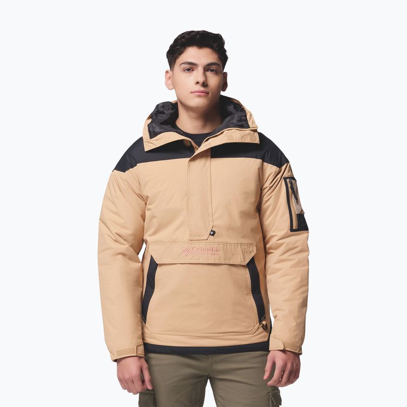 Kurtka ocieplana męska Columbia Challenger II Ins Pullover canoe/black