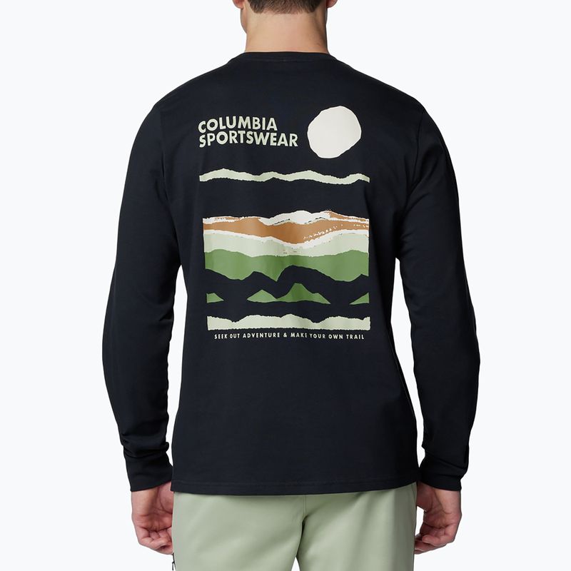 Bluza męska Columbia Explorers Canyon black/branded blanket 2