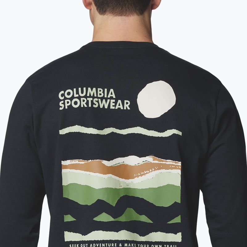 Bluza męska Columbia Explorers Canyon black/branded blanket 5
