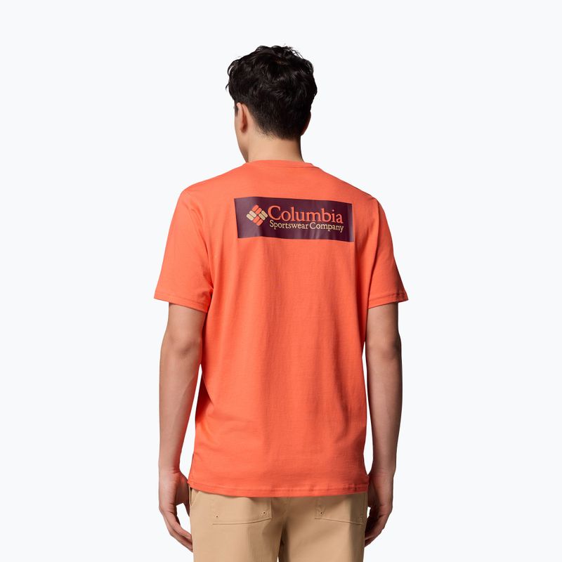 Koszulka męska Columbia North Cascades zing/csc box logo 3
