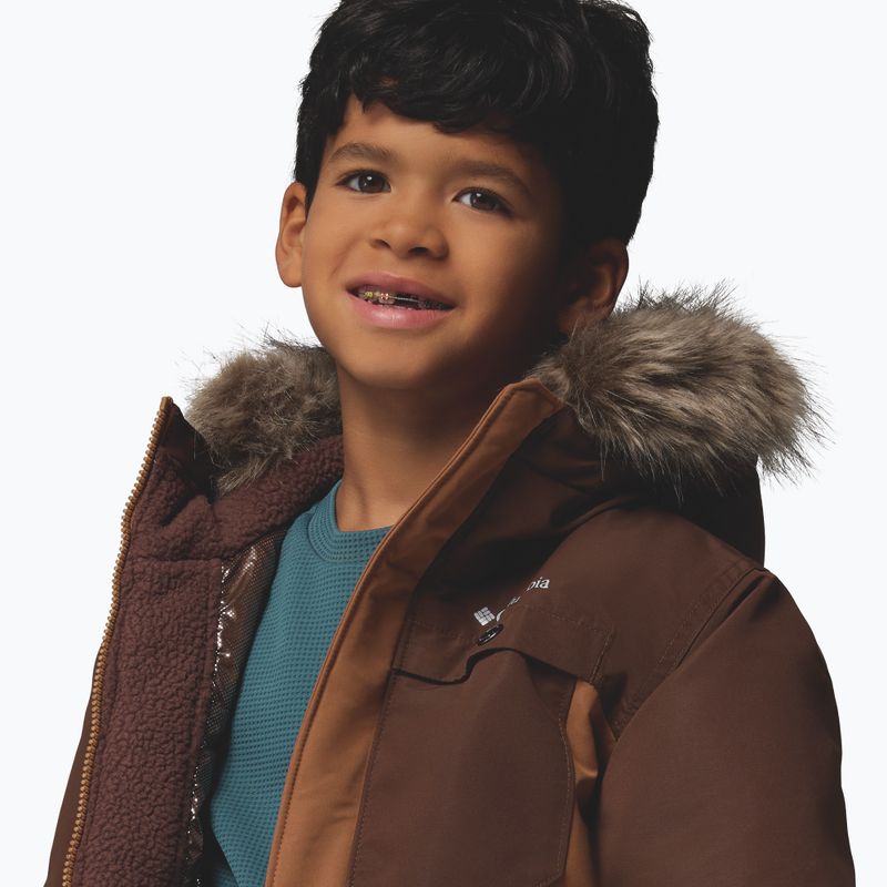 Kurtka ocieplana dziecięca Columbia Nordic Strider II camel brown/tobacco 6