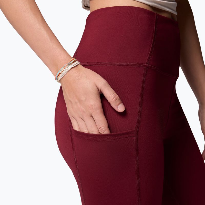 Legginsy damskie Columbia Boundless Trek rich wine 6