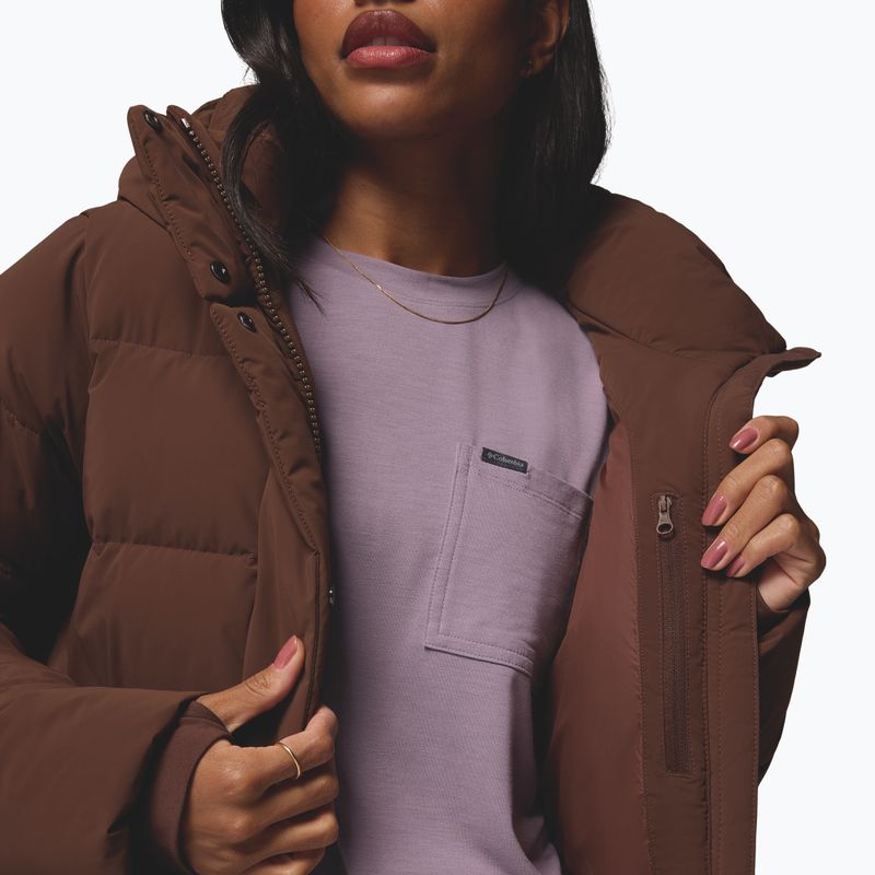 Kurtka puchowa damska Columbia Amaze Puff Hooded tobacco 14