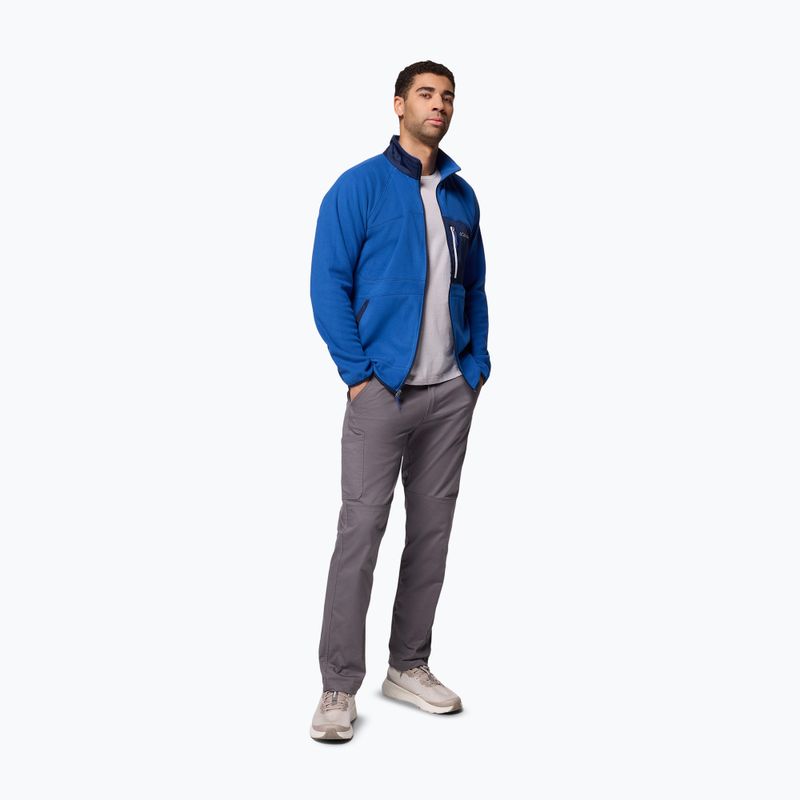 Bluza polarowa męska Columbia Fast Trek Overlay Full Zip mt blue/coll navy 2