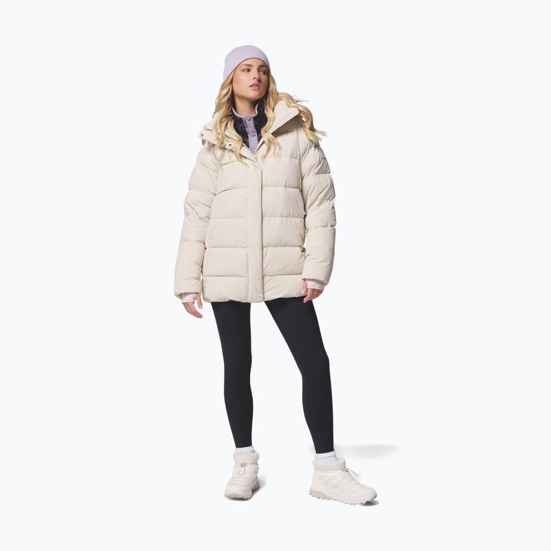 Kurtka puchowa damska Columbia Amaze Puff Mid Hooded dark stone 2