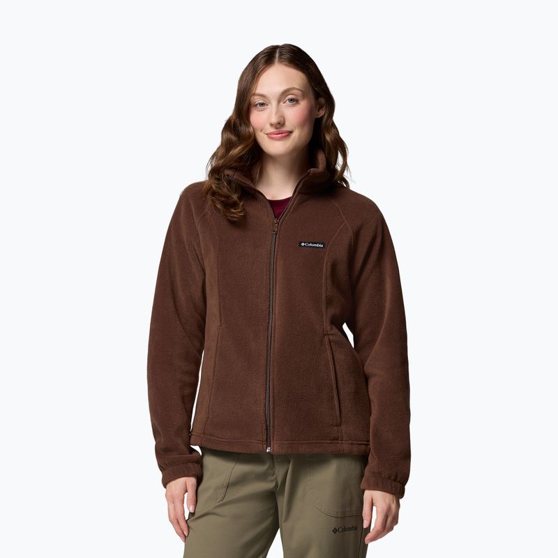 Bluza polarowa damska Columbia Benton Springs Full Zip tobacco