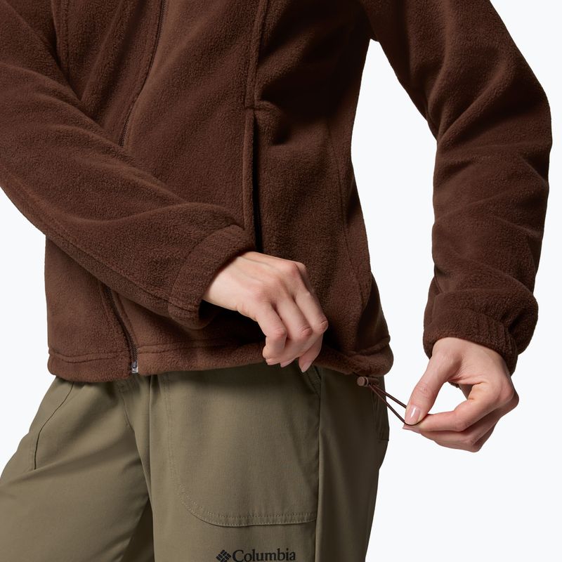 Bluza polarowa damska Columbia Benton Springs Full Zip tobacco 7