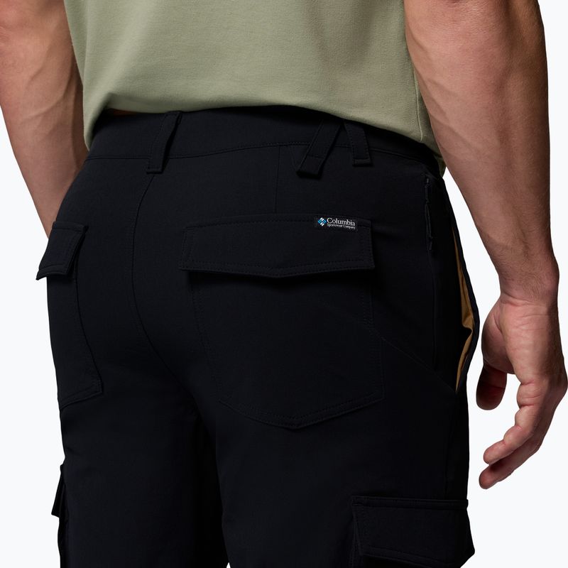 Spodnie trekkingowe męskie Columbia ROC Tech Cargo black 6