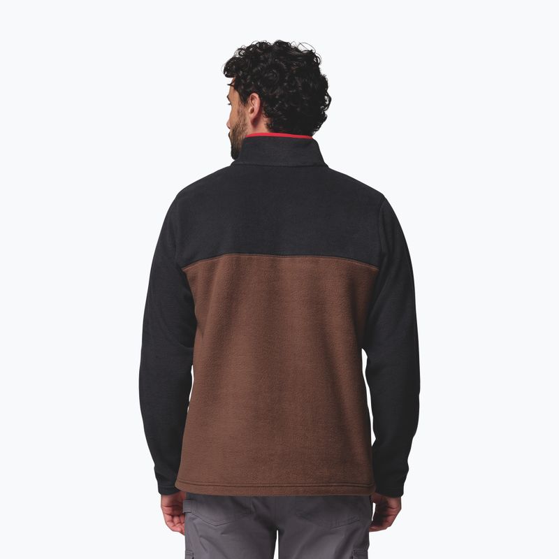 Bluza męska Columbia Steens Mountain Half Snap II tobacco/black/mtn red 3