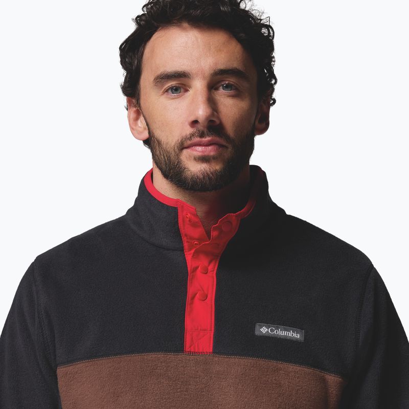 Bluza męska Columbia Steens Mountain Half Snap II tobacco/black/mtn red 5