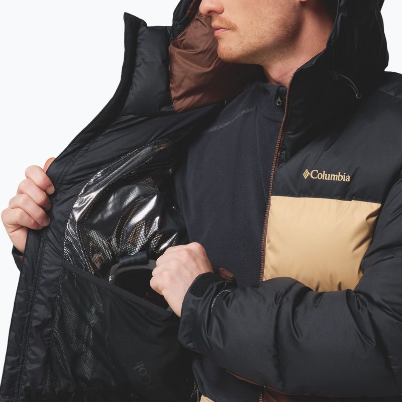Kurtka narciarska męska Columbia Slope Style black/canoe/tobacco 10