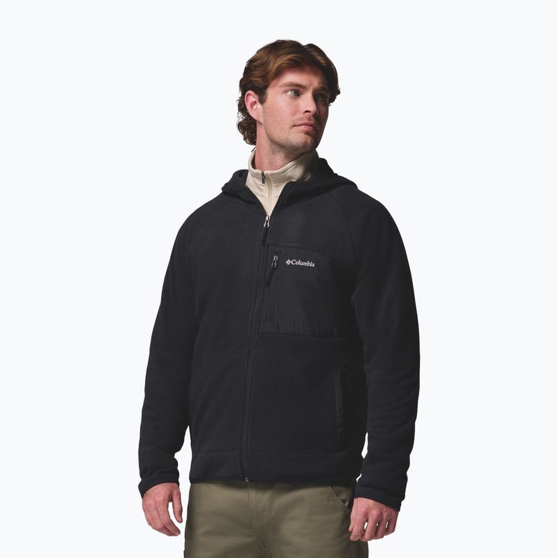 Bluza męska Columbia Fast Trek Overlay Hooded black 4