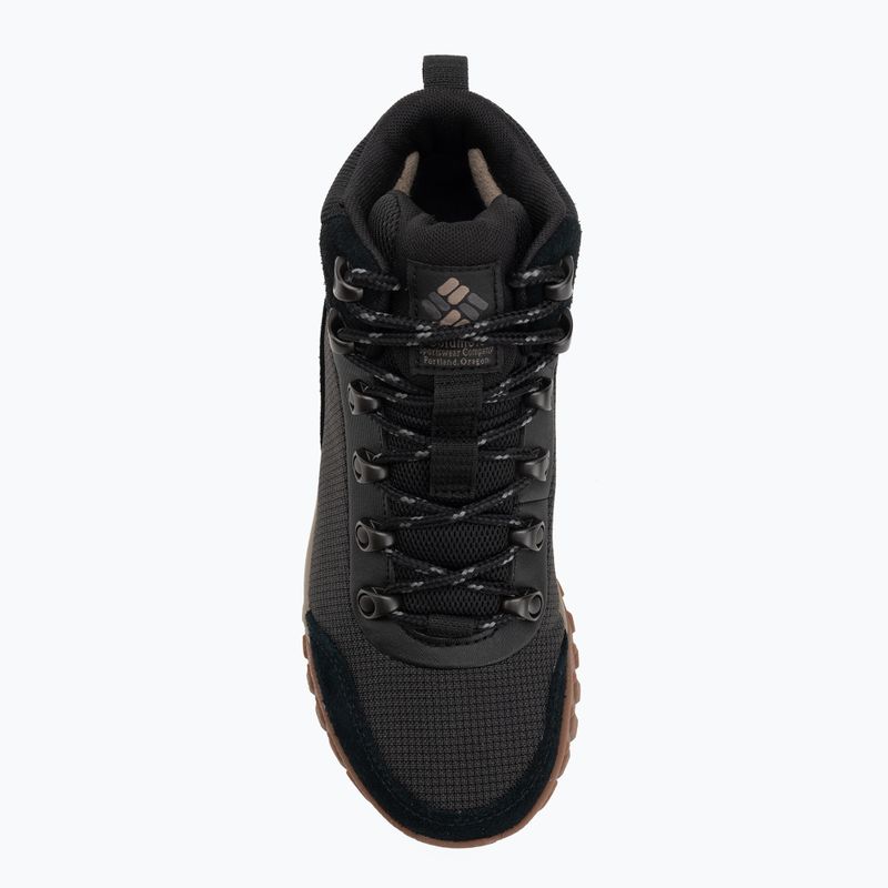 Buty turystyczne damskie Columbia Burnsider Waterproof black/wet sand 5