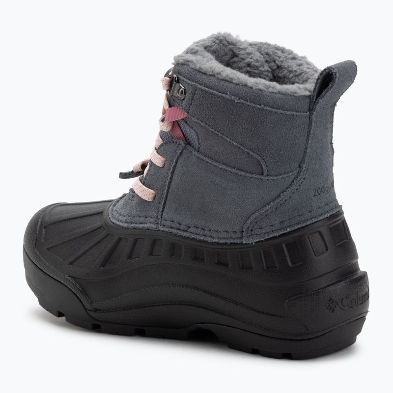 Śniegowce dziecięce Columbia Youth Powderbug Alpine graphite/pink haze 3
