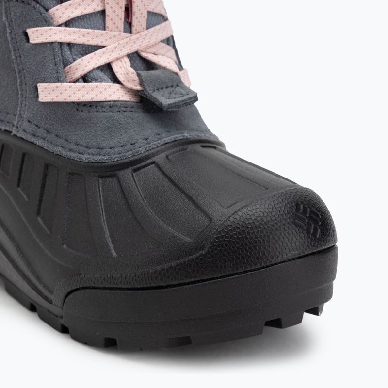 Śniegowce dziecięce Columbia Youth Powderbug Alpine graphite/pink haze 7