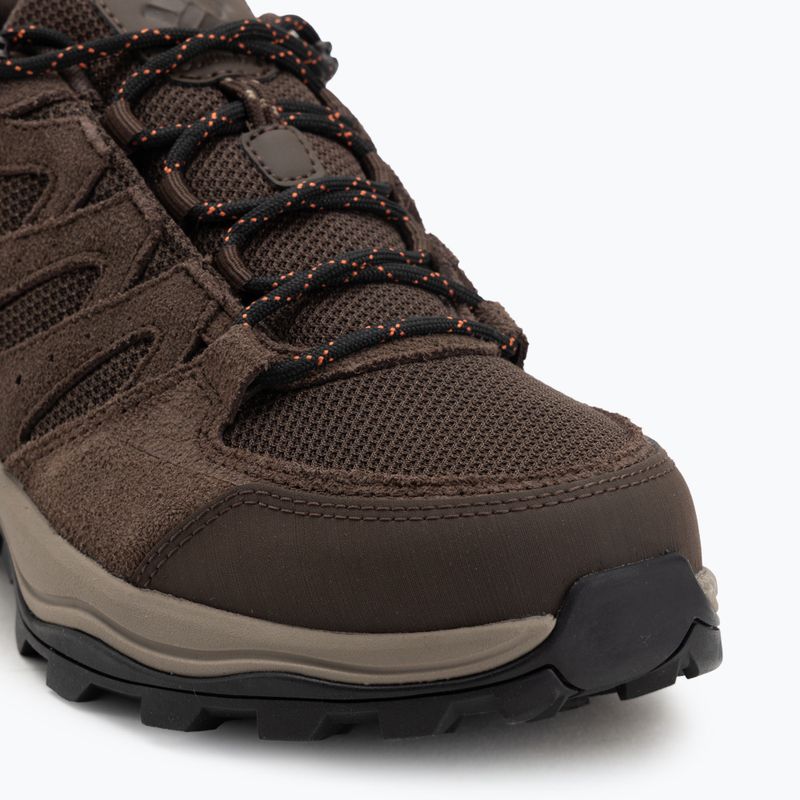 Buty trekkingowe męskie Columbia Redmond IV Low Wp cordovan/tangy orange 7