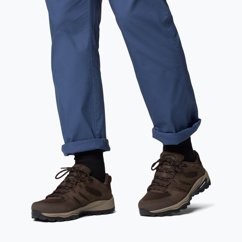 Buty trekkingowe męskie Columbia Redmond IV Low Wp cordovan/tangy orange 8