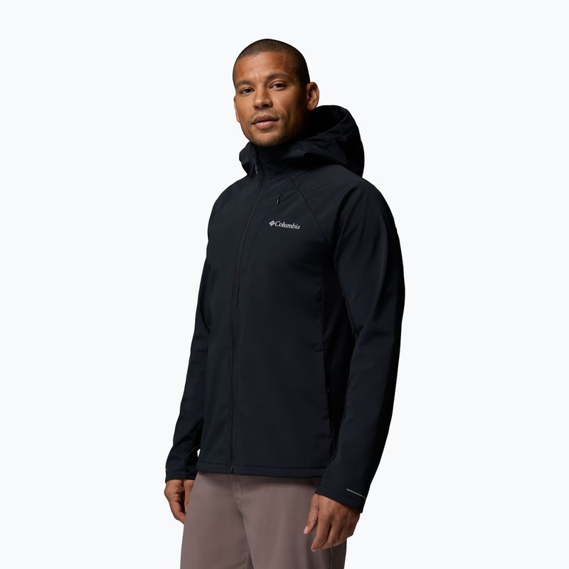 Kurtka softshell męska Columbia Trailborne black 4