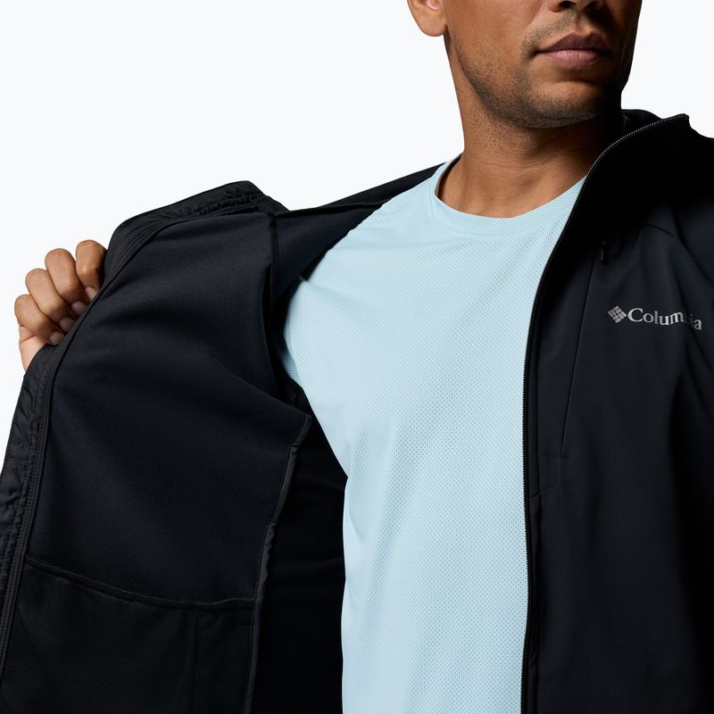 Kurtka softshell męska Columbia Trailborne black 9