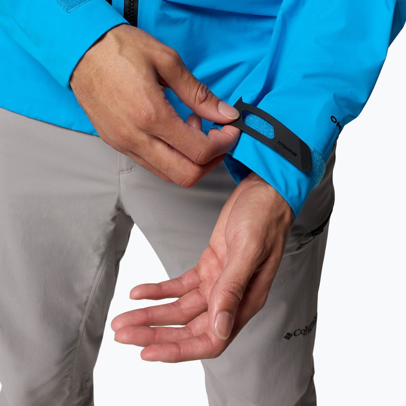 Kurtka softshell męska Columbia Saudan Pro 3L compass blue 11