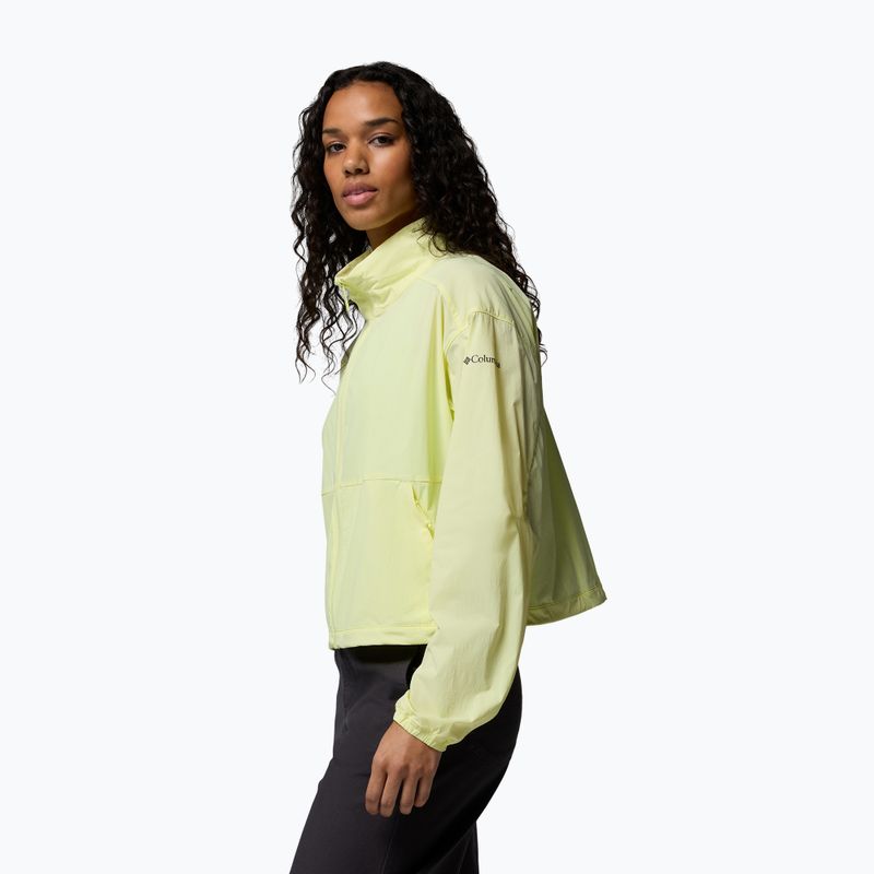 Kurtka przeciwwiatrowa damska Columbia AmazeStretch citron haze 4