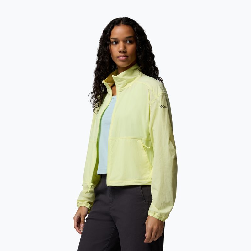 Kurtka przeciwwiatrowa damska Columbia AmazeStretch citron haze 5