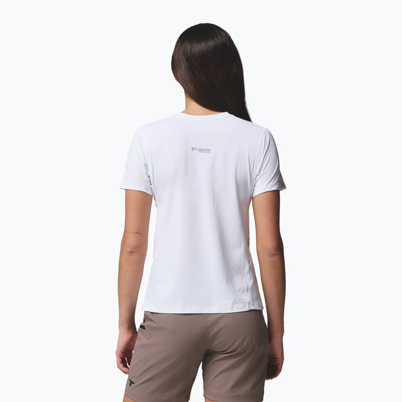 Koszulka damska Columbia Diamond Peak Pro white 3