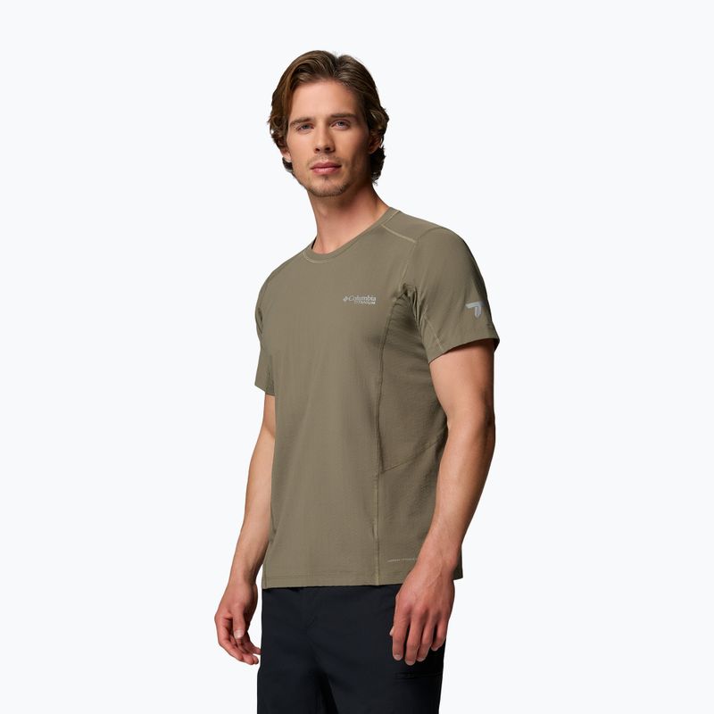 Koszulka męska Columbia Diamond Peak Pro stone green 4