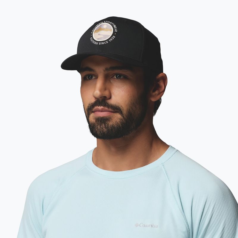 Czapka z daszkiem Columbia Lost Lager 3D Stretch Snapback black/landscape circle 3