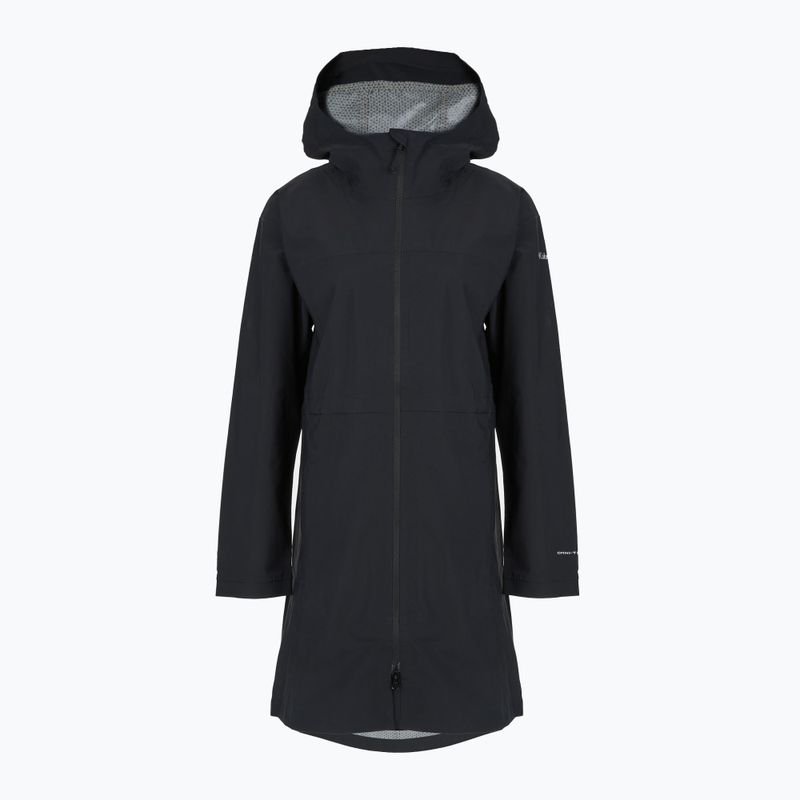 Płaszcz przeciwdeszczowy damski Columbia Weekend Adventure II Long Shell black