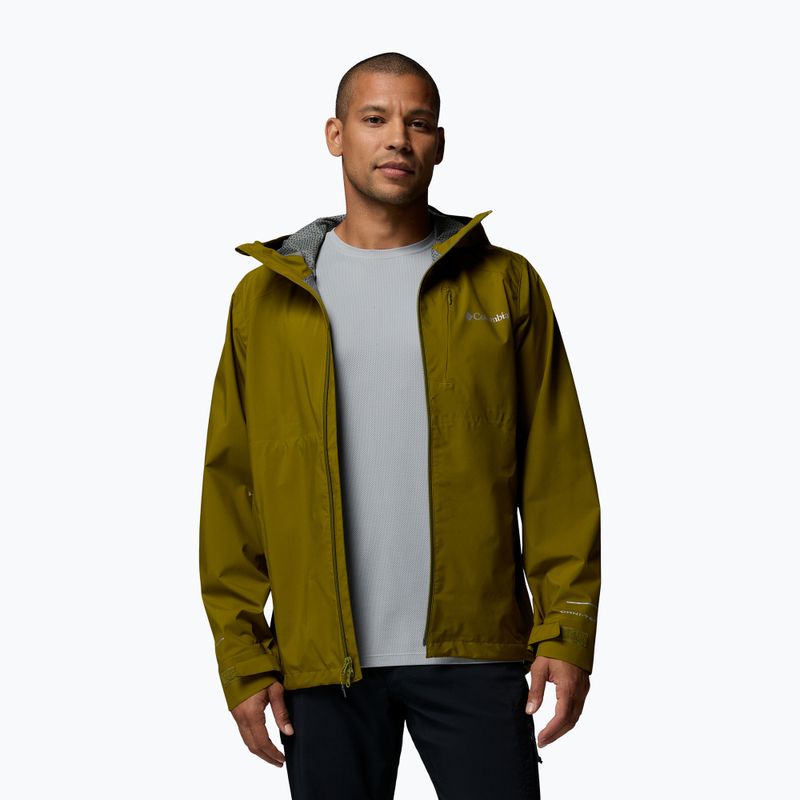 Kurtka softshell męska Columbia Trailborne 2.5L mossy green 5