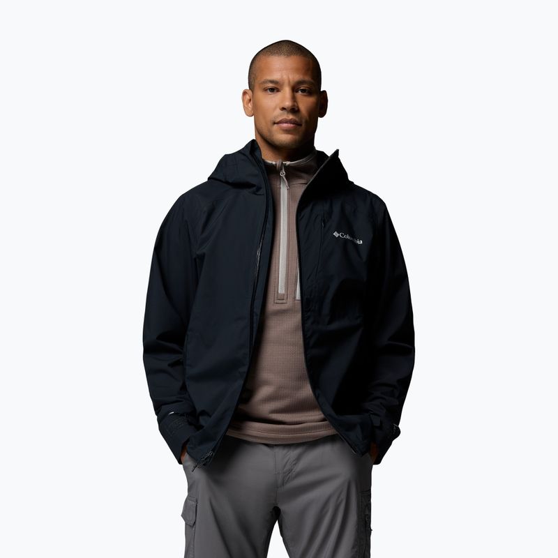 Kurtka softshell męska Columbia Trailborne 2.5L black 5