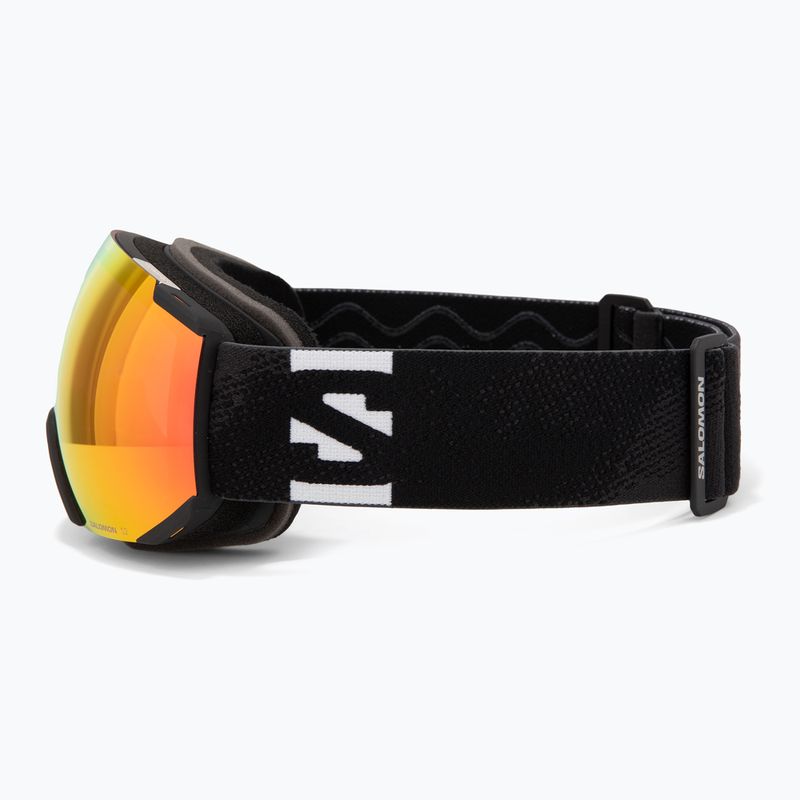 Gogle narciarskie dziecięce Salomon Radium black/mi mid red 4