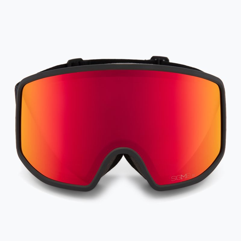 Gogle narciarskie Salomon Sentry Pro Sigma black/sigma poppy red 2