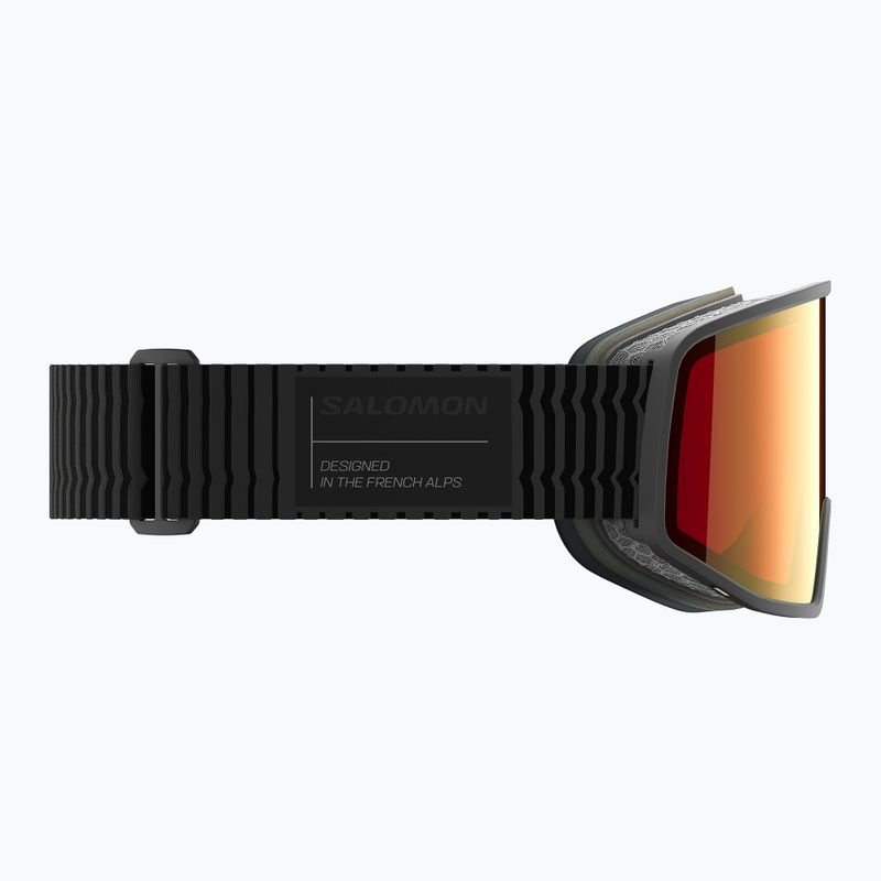 Gogle narciarskie Salomon Sentry Pro OTG Sigma Photo S1-S3 black/sigma photo poppy red 5