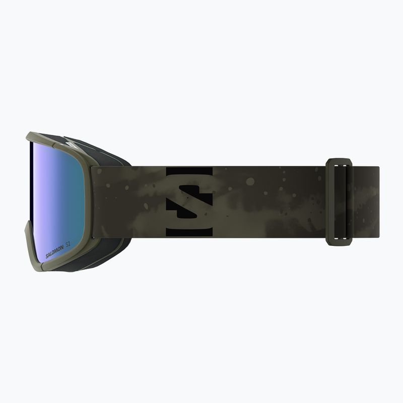 Gogle narciarskie Salomon Aksium 2.0 S olive night/ml mid blue 8