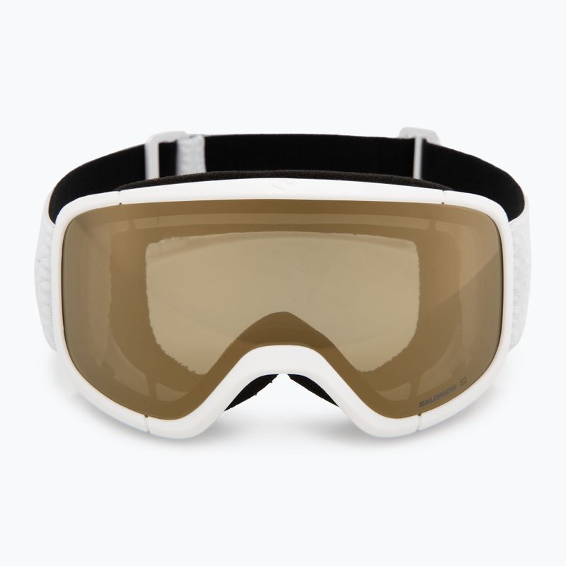 Gogle narciarskie dziecięce Salomon Lumi Acces Jr white/flash gold 2