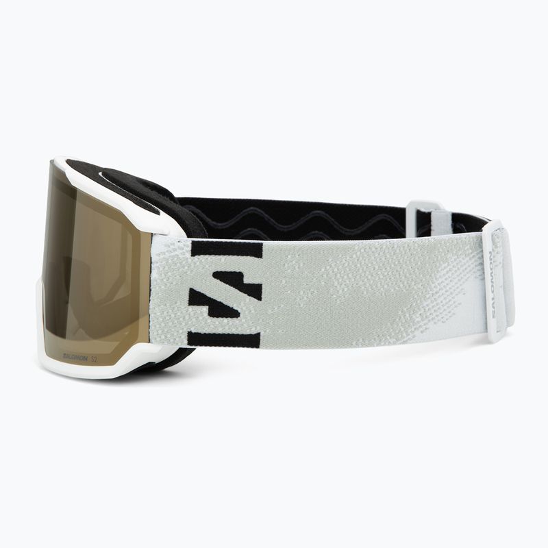 Gogle narciarskie Salomon S/View 3 Access white/flash gold 4