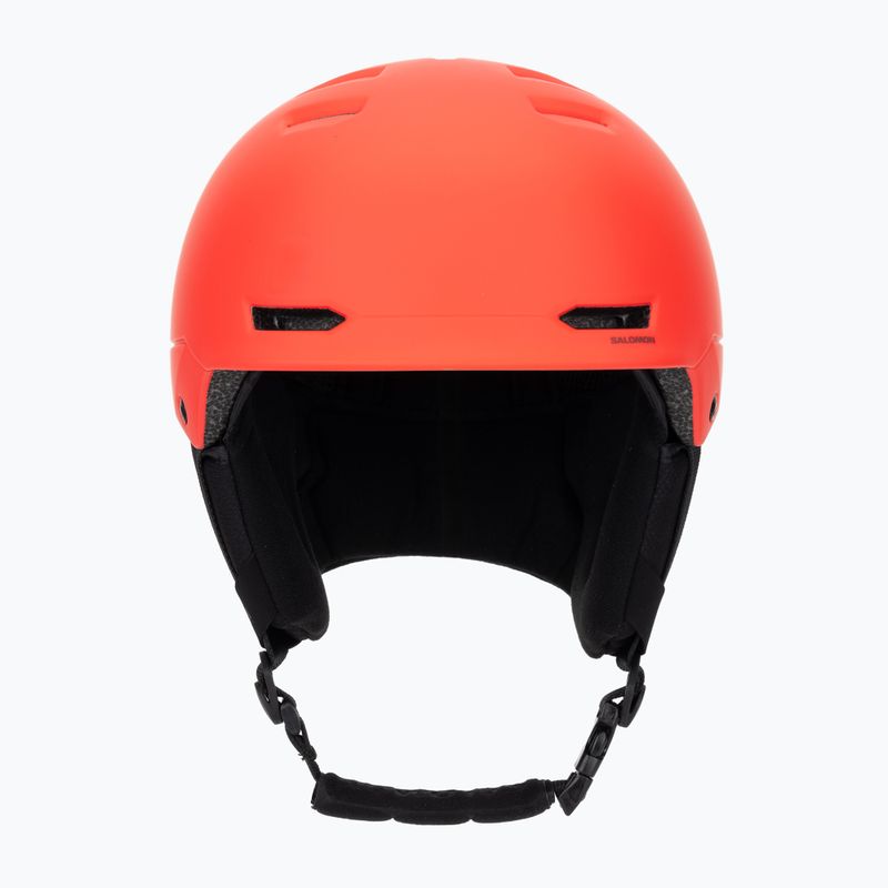 Kask narciarski dziecięcy Salomon Husk Jr cherry tomato 2
