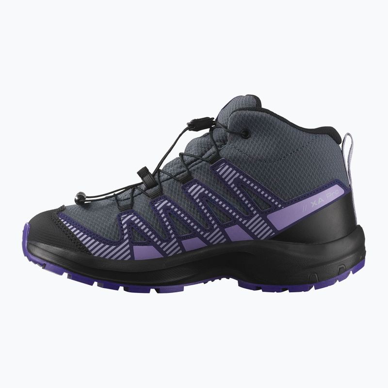 Buty turystyczne dziecięce Salomon XA Pro V8 MID WP turbulence/black/liberty 9