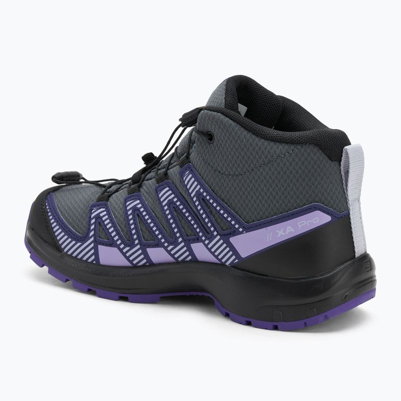 Buty turystyczne dziecięce Salomon XA Pro V8 MID WP turbulence/black/liberty 3