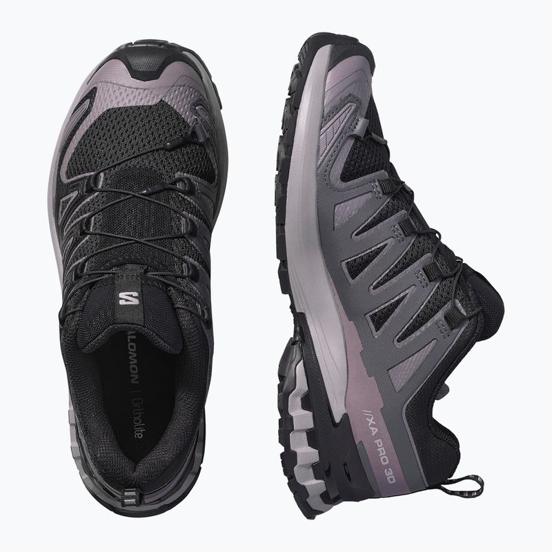 Buty do bieganie damskie Salomon XA Pro 3D V9 black/gull/excalibur 8