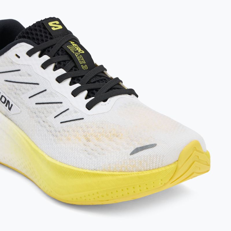 Buty do biegania męskie Salomon Aero Blaze 3 white/black/blazing yellow 7